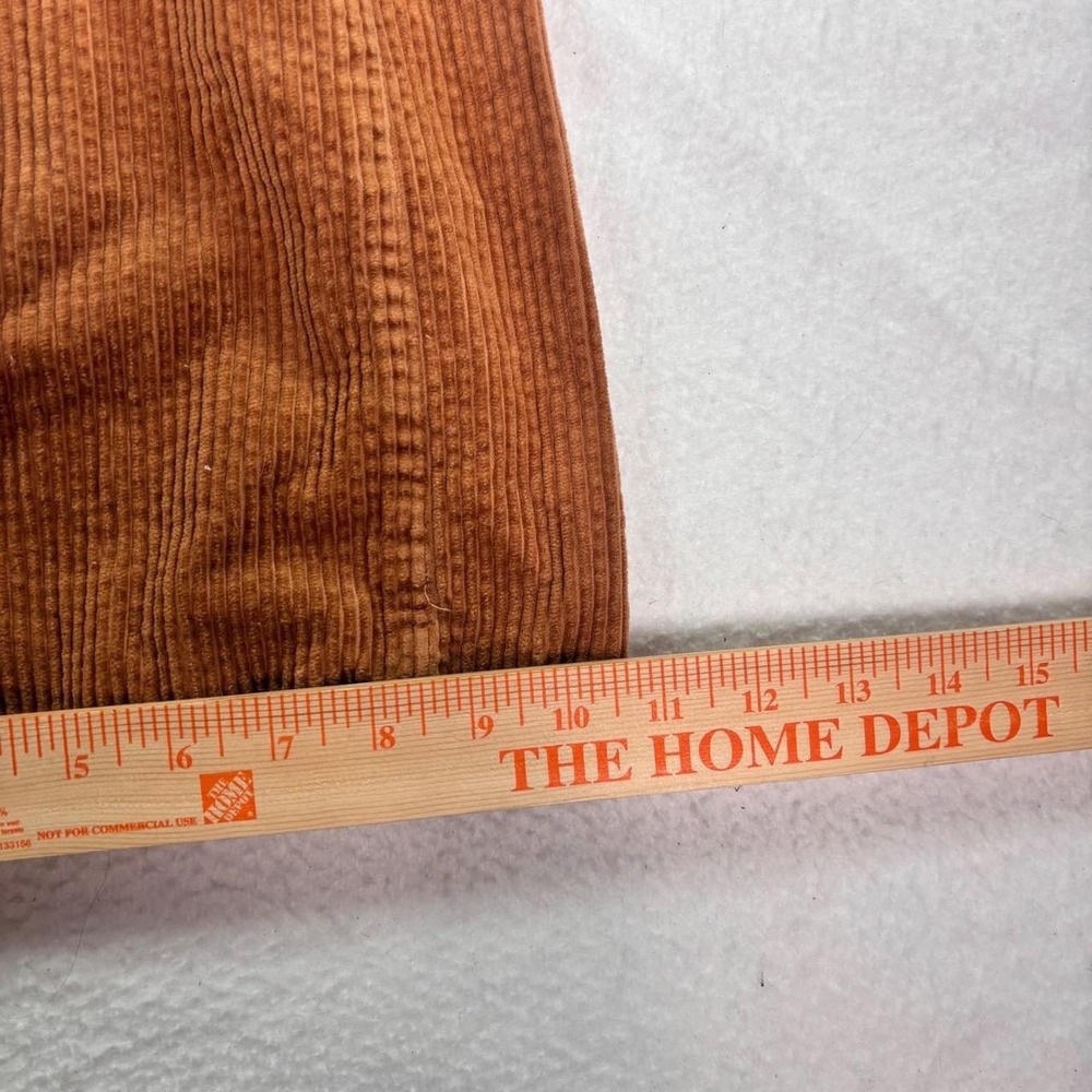 Arizona Jean Co Corduroy Wide Leg Pants Size 0 Orange Retro - Picture 6 of 8
